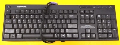 ⭐️⭐️⭐️⭐️⭐️ **READ INFO** Compaq 5137 Wired PS/2 Keyboard 5189-0403 - Image 1 of 4