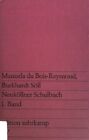 Neuköllner Schulbuch, 1. Band. (Nr. 681)   edition suhrkamp Bois-Reymond, Manuel