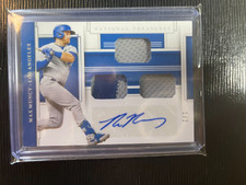 2020PANINI NATIONAL TREASURES GAME GEAR MATERIALS SIGNATURES AUTO MAX MUNCY #1/2
