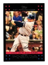 2007 Topps Updates & Highlights #UH265 Jorge Posada New York Yankees