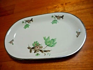 KPM 1 Kjøbenhavns Porcellain Maleri  Passionflower Serving Plate 1930s   - Picture 1 of 4