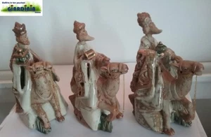 NATALE SET 3 RE MAGI CERAMICA cm 10 x 15 h - Bild 1 von 1