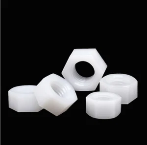 Sechskantmutter Polyamid Kunststoff Plastik Nylon Mutter M2 M3 M4 M5 M6 M8 M10 - Bild 1 von 1