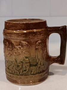 BRUSH POTTERY "Dancing in the Grass" MUG - Picture 1 of 8