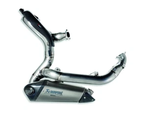 SCARICO COMPLETO AKRAPOVIC PER DUCATI PANIGALE V2 96481722AA COMPLETO DI UP-MAP - Imagen 1 de 2