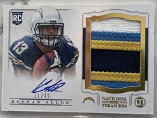 2013 National Treasures Keenan Allen RPA 11/49 On Card