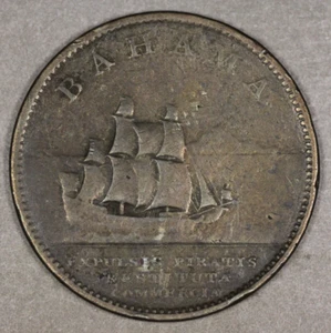 1806 Bahamas 1 Penny George III - Picture 1 of 2