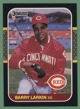 1987 Donruss Barry Larkin ROOKIE #492 Cincinnati Reds HOF