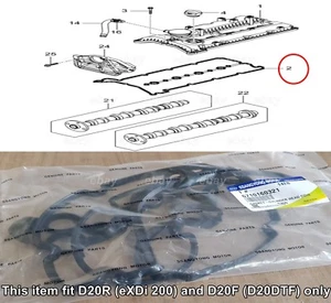 Cylinder Head Cover Gasket Ssangyong Rexton W New Actyon Korando C #6710160321 - Picture 1 of 4