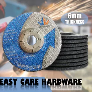 4'' 5" 100 125MM Grinding Disc Wheel 6MM Angle Grinder Cut Metal Steel Flap - Picture 1 of 5