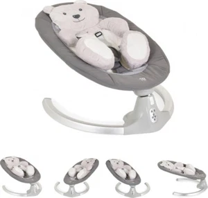 Air Bear - Sdraietta Neonato Elettrica Max 9 Kg con Melodie Grigio MONI - Foto 1 di 5