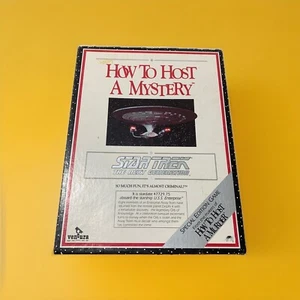 How to Host A Mystery (Murder) Game Star Trek The Next Generation 1992 RARE - Picture 1 of 5