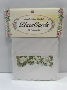 Carol’s Rose Garden Package of 10 Place Cards Magnolia Southern Victorian New - Picture 1 of 5