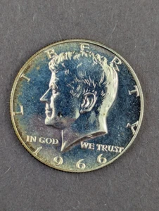 1966 BU Kennedy SMS Half Dollar from Special Mint Set - 40% Silver. - Picture 1 of 4