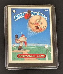 1987 Garbage Pail Kids Screwball Lew #291b - Series 7 - Picture 1 of 4