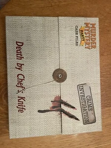 Murder Mystery Party Case Files: Death by Chef's Knife - Picture 1 of 2