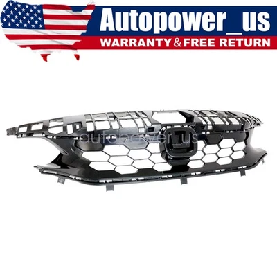 New Front Upper Grille Assembly Plastic For 2022-2024 Honda Civic 71200T43A01 - Image 1 of 4