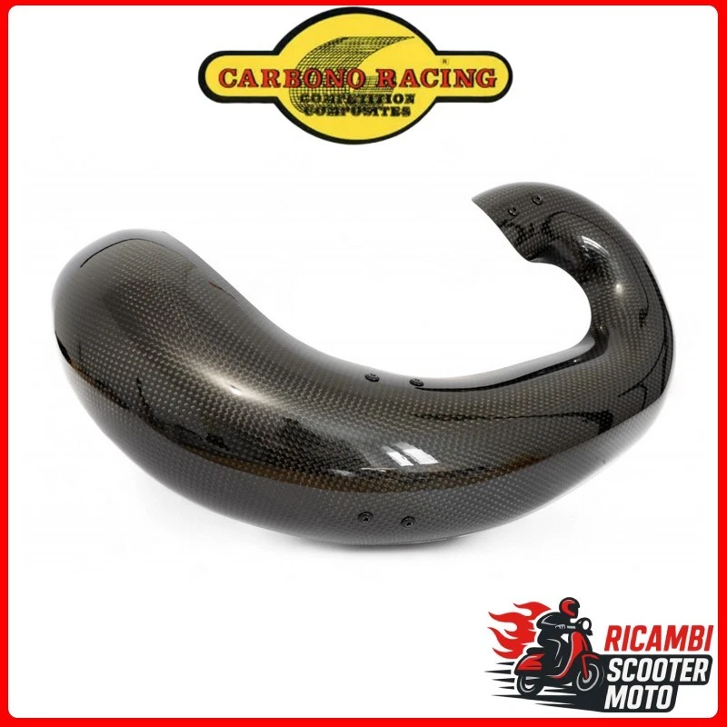 KTM 125 EXC 2001-2011 MSG5101#4 CARBON FIBER MUFFLER GUARD - Image 1 of 1