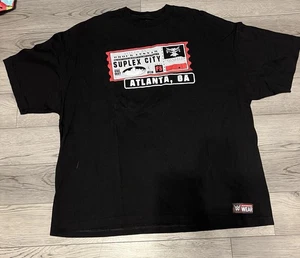 Brock Lesnar Suplex City Atlanta Georgia Black T-Shirt Size 3XL WWE - Picture 1 of 5