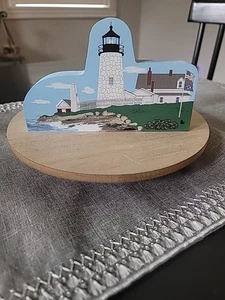 The Cat's Meow Collection Pemaquid Point Lighthouse New Harbor, ME 2003 Signed - Picture 1 of 7