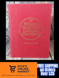 Webster's Ninth New Collegiate Dictionary by Inc. Staff Merriam-Webster (1989, H - Picture 1 of 21