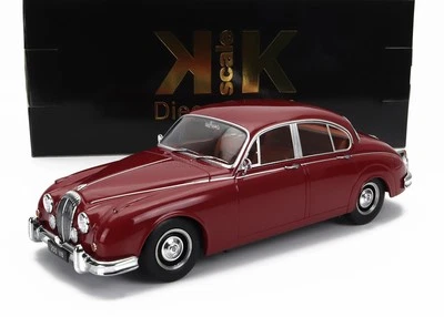 MODELLINO AUTO STATICO KK DAIMLER 250 V6 LHD 1962 ROSSO INTERNI MARRONE 1/18 - Immagine 1 di 4