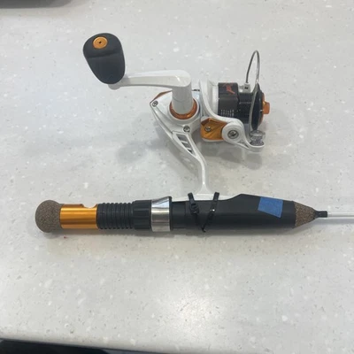 Celsius Rowdy Rod 27" Medium Ice Fishing Rod/Reel Combo bottle openr  #CE-RR27MC - Image 1 of 4