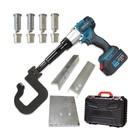 Cordless Metal Hole Puncher, Steel Punching Machine, Electric Handheld Punch ...