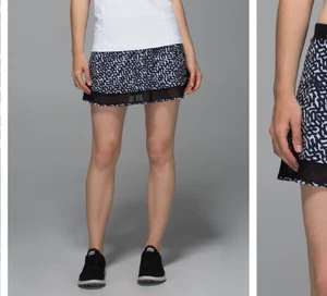 Lululemon Hot Times Rock Netz Pop schwarz & weiß Größe 6 Tennis Pickleball - Bild 1 von 12