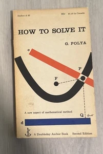 How to Solve It by George Polya Vintage Paperback - Imagen 1 de 3