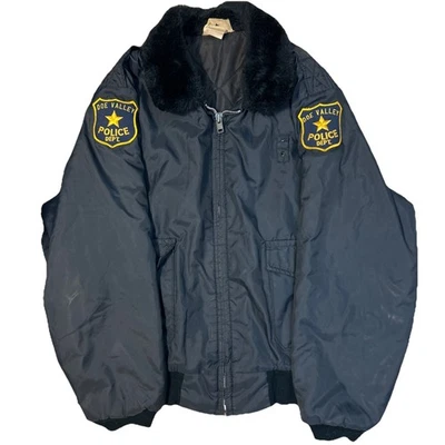 Vintage Spartan Uniform Jacket Doe Valley Police Dept Lined Halloween Cosplay - Image 1 of 4