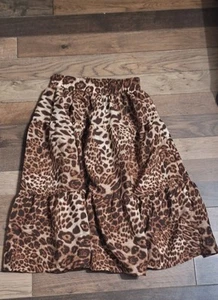 Little Girls Size 5 Toddler Oopsie Daisy brand Cheetah/ Leopard Print Skirt - Picture 1 of 2