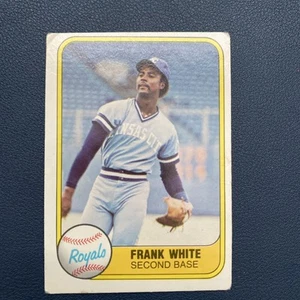 Frank White 1981 Fleer #44 Kansas City Royals - Bild 1 von 2