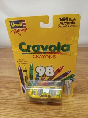 Vintage Revell Racing Crayola Diecast NASCAR Parade Car-Errors On Package - Image 1 of 4