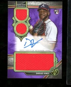 2024 Topps Triple Threads Darius Vines Rookie Autograph Relic /75 ES9397 - Picture 1 of 2