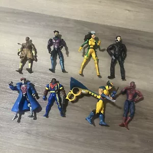 Lot Of 8 Marvel Action Figures X-men Spider-Man Legends And Others. See Photos. - Picture 1 of 10