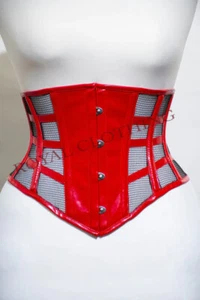 PVC and Mesh Women's Underbust Corset for Waist Training - Steel Boned - Picture 1 of 6