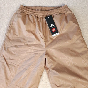 Adidas Lego Pants Boys Small Baumhous Lined Tracksuit Kids Cardboard Brown - Picture 1 of 18