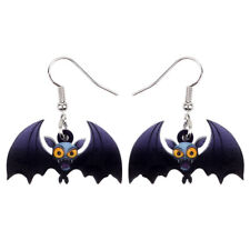 Halloween Acrylic Horror Anime Bat Earrings Dangle Animals Jewelry Charms Gifts