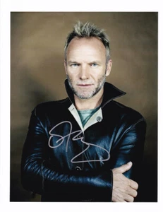 Foto autógrafa firmada a mano de Sting 8x12 certificado de autenticidad - Imagen 1 de 2