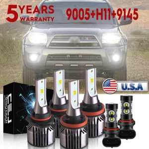 Faros LED altos y bajos + bombillas antiniebla actualización para Toyota 4Runner 2006-2009 - Imagen 1 de 21