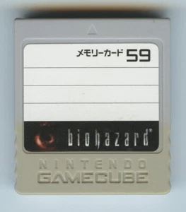 Genuine Nintendo GameCube 59 Block Resident Evil Biohazard Memory Card DOL-008 - Picture 1 of 2