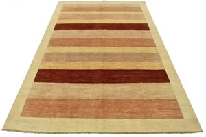 Gabbeh Carpet 9’2” x 12′ Multicolor Wool Contemporary Hand-Knotted Area Rug - Picture 1 of 15
