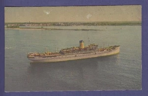 SS Nassau - Vintage Farbe Postkarte - Incres Nassau Linie - Bild 1 von 2