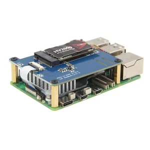 M300 PCIe M.2 HAT NVMe SSD PIP PCIe Peripheral Board for Raspberry Pi 5 Suppo - Picture 1 of 7