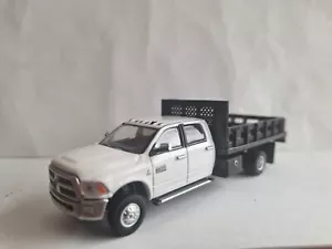 1/64 2018 Ram 3500 Laramie Stake Truck with trailer and JD 320G Skid Steer - Picture 1 of 2