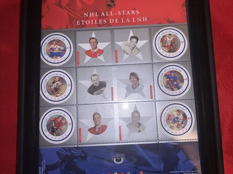 2001 NHL All-Star Game Commemorative Set W/ Puck Coins Stamps Cover