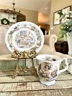Brambly Hedge Dining By the Sea / Rigging the Boat Royal Doulton Plate, Tea Cup
