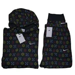 Nike Club Fleece 2 PC Sweatsuit Mens Size 2XL Monogram Hoodie Joggers Tracksuit - Picture 1 of 9