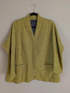 Cárdigan Chaqueta Blazer EILEEN FISHER Lana Merino Talla 2X - Imagen 1 de 8
